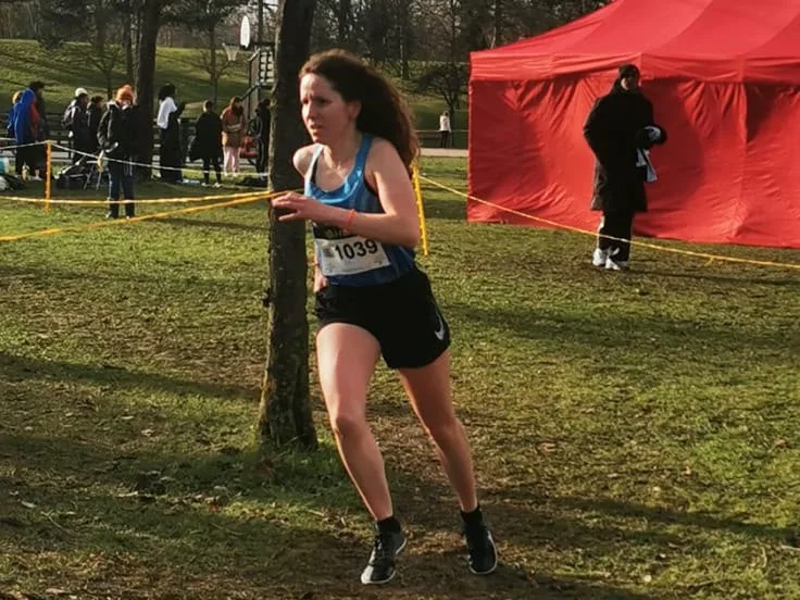 Ophélie Vuillemin sur le cross de Champigny