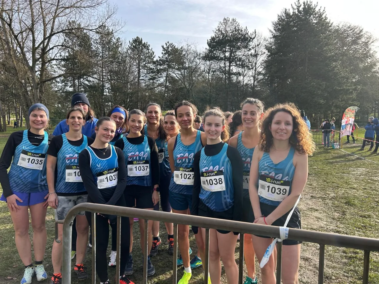 Les coureuses de l’entente avant le cross